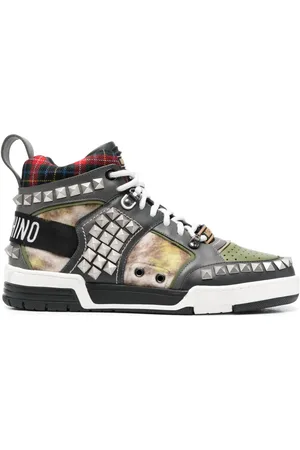 Moschino Baskets cloutées à design patchwork