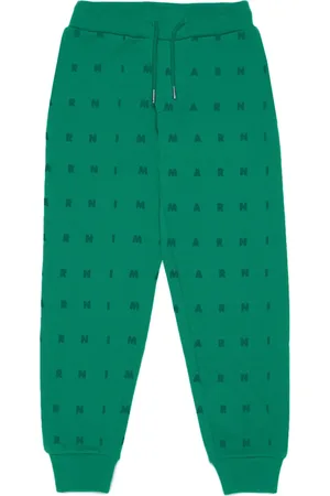 Marni Pantalon de jogging à logo imprimé