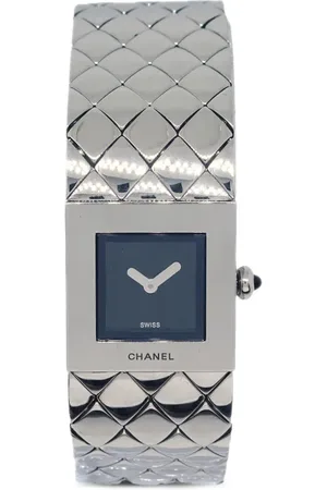 CHANEL Montre Matelassé 18 mm pre-owned (années 1990-2000)