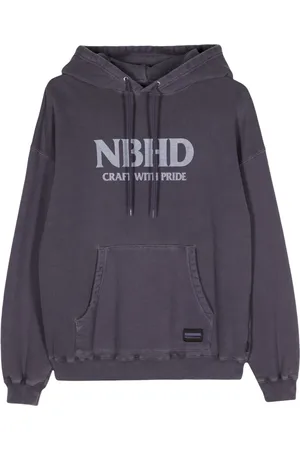 NEIGHBORHOOD Hoodie en coton à logo imprimé