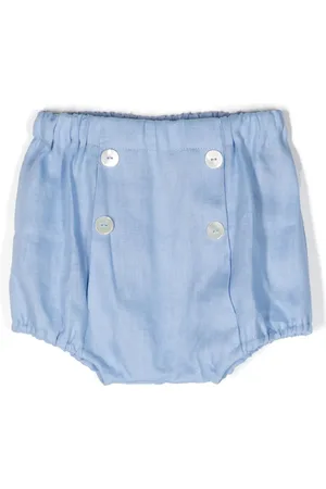 SIOLA Ensemble haut-short en lin à boutonnière croisée