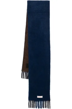 Marni écharpe rayée à logo