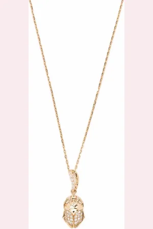 Aurélie Bidermann Collier Beetle en 18ct serti de diamants