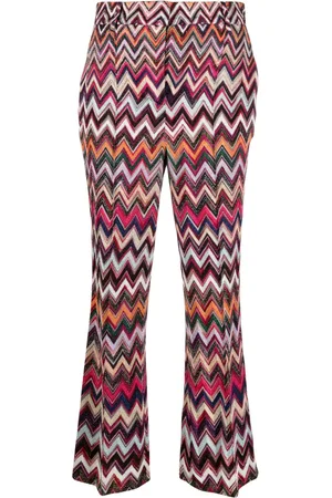 Missoni Pantalon ample à motif zig-zag