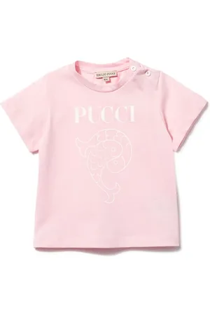 PUCCI Junior T-shirt à imprimé Pesci