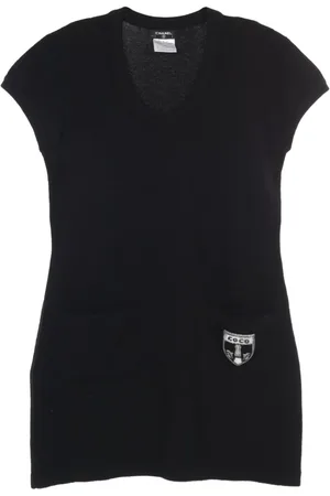CHANEL Robe courte en cachemire (1986-1988)