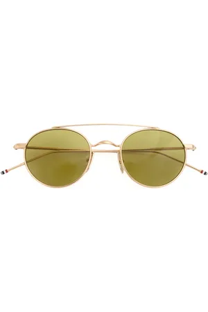 Thom Browne Lunettes de soleil à monture ronde
