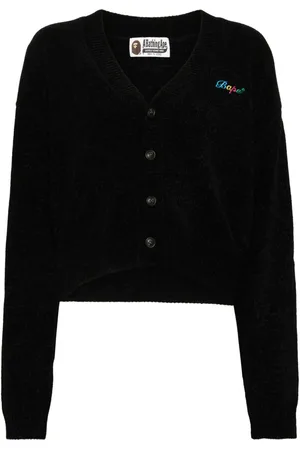 A Bathing Ape Cardigan à logo brodé