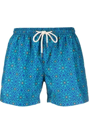 PENINSULA SWIMWEAR Short de bain à imprimé géométrique