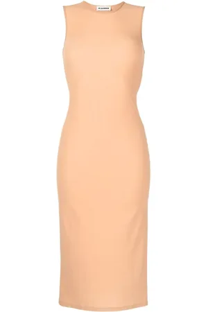 Jil Sander Robe longue à col rond
