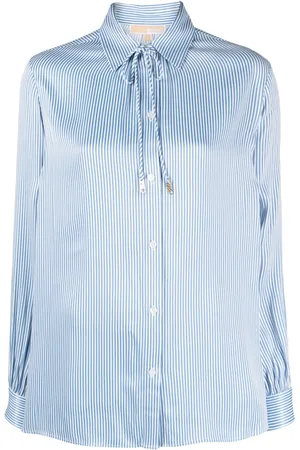 Michael Kors Chemise rayée à col noué