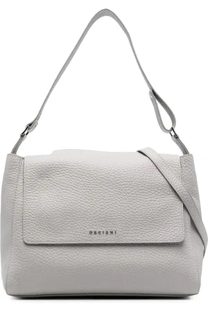 Orciani Sac porté épaule en cuir grainé
