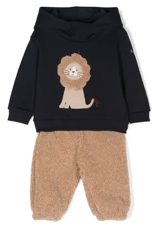 Il gufo Ensemble haut-pantalon à détail de patch