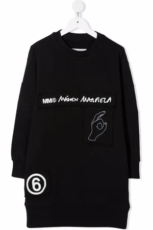 Maison Margiela Robe-pull à bande logo