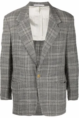 VERSACE Blazer à carreaux (années 1980)