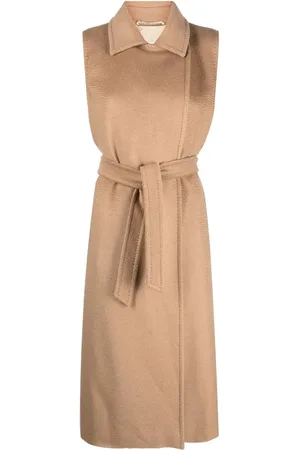 Max Mara Gilet Manuela à taille nouée