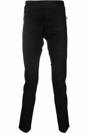 ISAAC SELLAM EXPERIENCE Pantalon slim en peau lainée