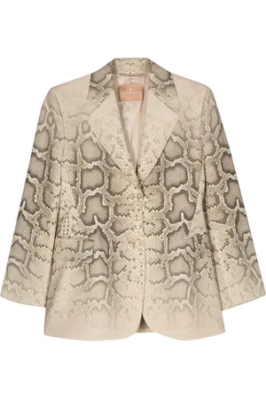 ERMANNO SCERVINO Blazer à imprimé peau de serpent