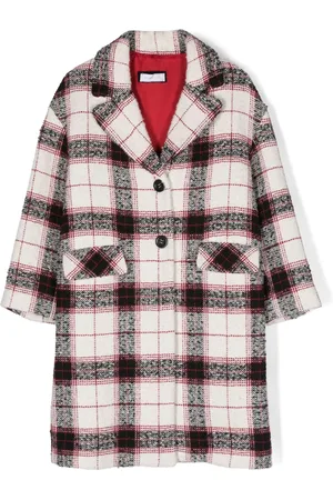 MONNALISA Manteau en coton à carreaux