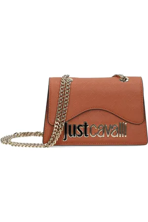 Roberto Cavalli Sac porté épaule à plaque logo