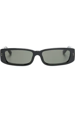 Linda Farrow Lunettes de soleil Talita à monture rectangulaire