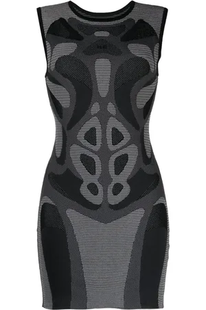 HELIOT EMIL Robe en intarsia à design sans manches