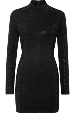 Philipp Plein Robe courte à motif monogrammé