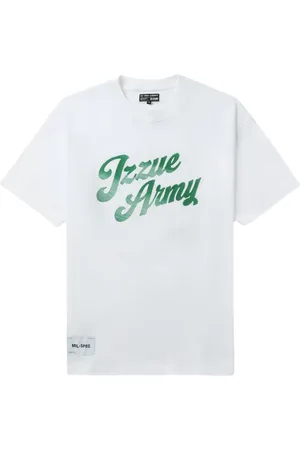 Izzue T-shirt en coton à logo imprimé