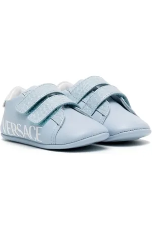 VERSACE Baskets à logo imprimé