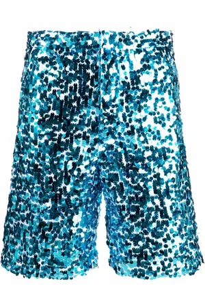 Plan C Bermuda à sequins brodés