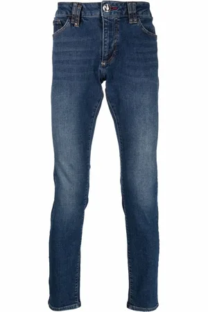 Philipp Plein Jean slim à taille mi-haute