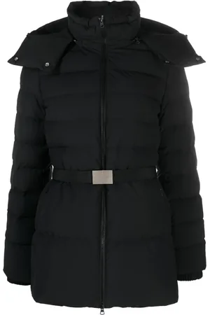Burberry Doudoune ceinturée à capuche