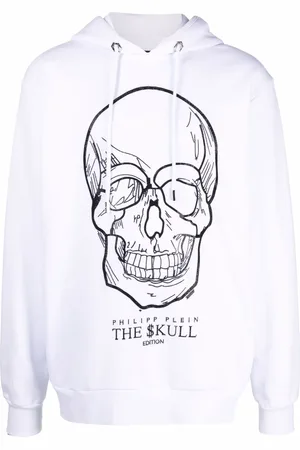 Philipp Plein Hoodie à tête de mort ornée de cristal
