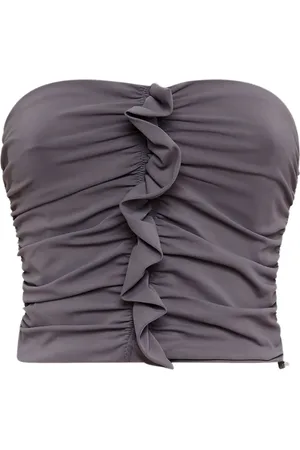 The Attico Haut-bustier à volants