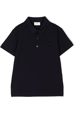 Fendi Polo en coton à logo brodé