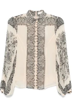 ZIMMERMANN Blouse Sunray à design plissé