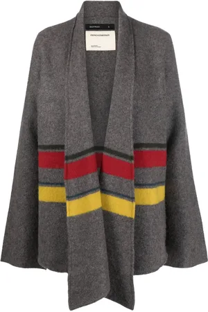 Frenckenberger Cardigan en cachemire à rayures