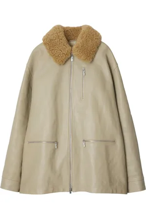 Burberry Manteau en cuir