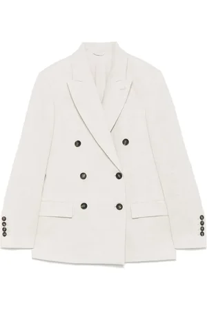Brunello Cucinelli Blazer à détails métallisés