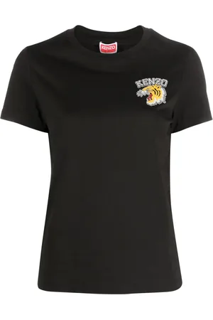 Kenzo T-shirt en coton à logo imprimé