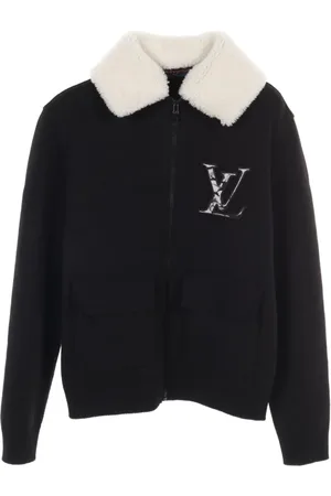 LOUIS VUITTON Veste à col en peau lainée (années 2010)