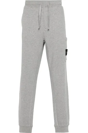 Stone Island Pantalon de jogging à patch logo