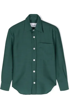 COSTUMEIN Chemise en laine vierge à poche poitrine