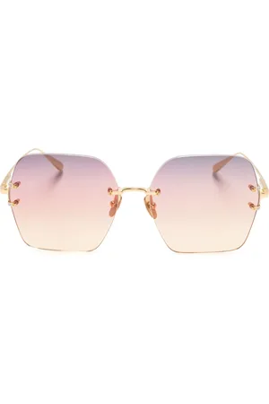 Linda Farrow Lunettes de soleil Carina à monture oversize
