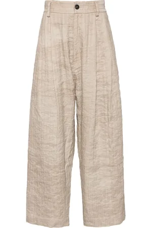 ZIGGY CHEN Pantalon ample à rayures