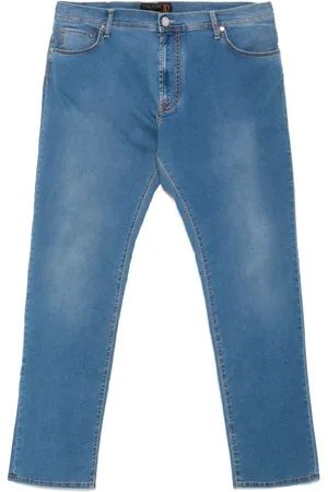 corneliani Jean droit à patch logo
