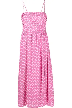 KITRI Robe mi-longue à fleurs