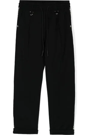 John Richmond Pantalon à logo en jacquard