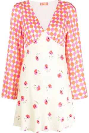 KITRI Robe courte Roosalie à imprimé graphique