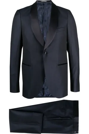 Emporio Armani Veste de smoking à revers contrastants